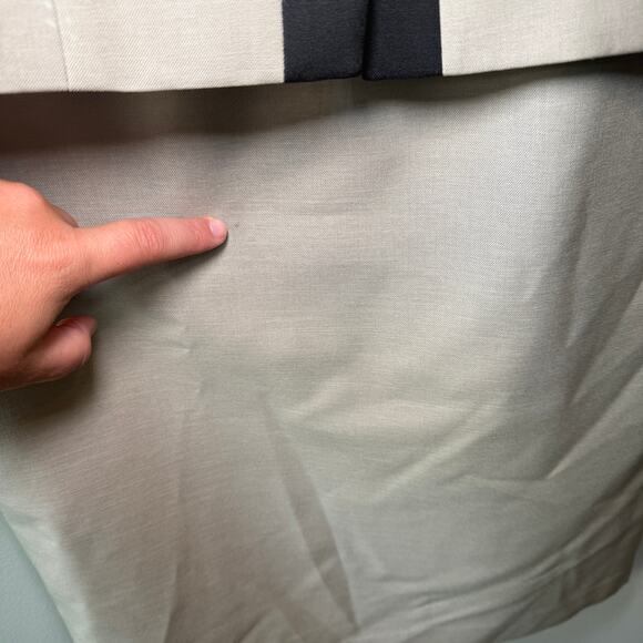 9 & Co Women's Suit Separates Dress Set Suit Blazer Jacket Gray Black Size 6 - Picture 3 of 12